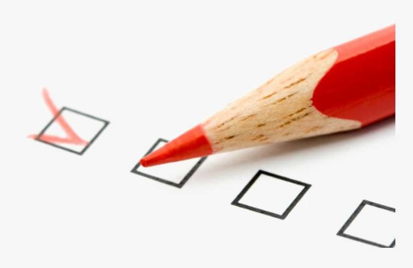 Election Day Png Clipart - Survey Red, transparent png download