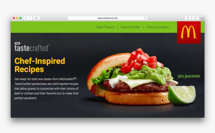 Screen Shot 2015 04 27 At - Mcdonalds Signature Crafted Burgers, transparent png download