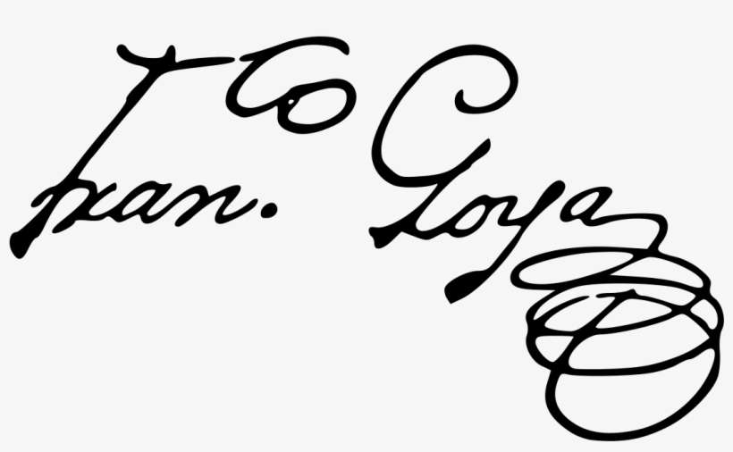 Firma De Francisco De Goya - Francisco De Goya Firma, transparent png download
