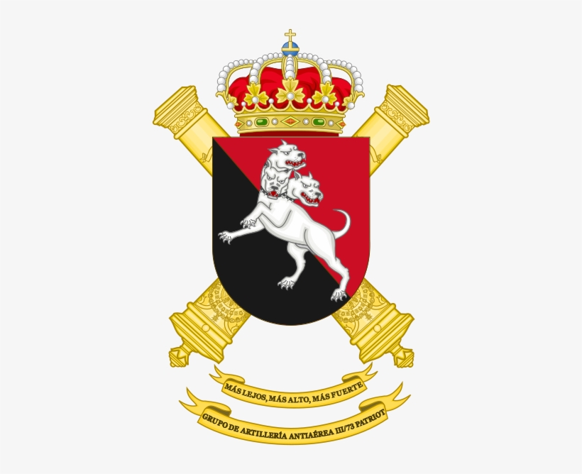 Patriot Air Defence Artillery Group Iii-73, Spanish - Artillery Coat Of Arms, transparent png download