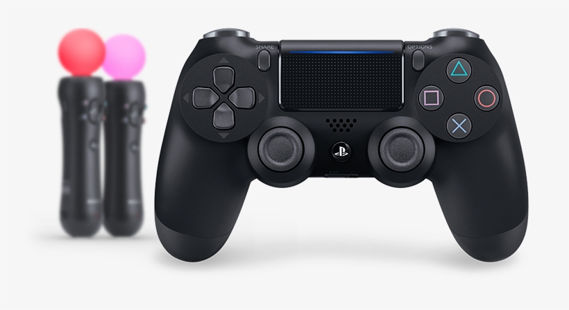 Psvr Overview Two Column Controllers 01 Eu 07oct16 - Playstation 4 Controller V2, transparent png download