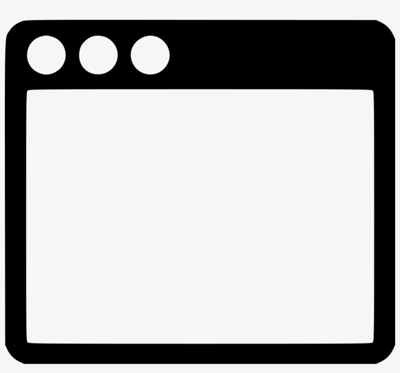 Browser Window Comments - Browser Window Icon Png, transparent png download