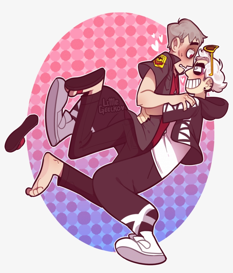 Trying Out A New Cartoon Style With These Two I Love - Cartoon, transparent png download