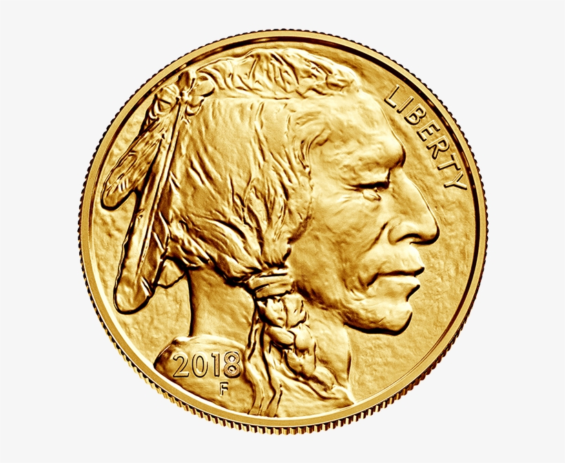 1 Oz Gold Coin - American Buffalo Coin, transparent png download