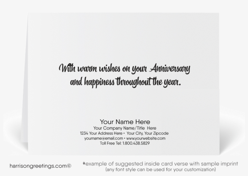 Vintage Happy Anniversary Greeting Cards - Happy Anniversary, transparent png download