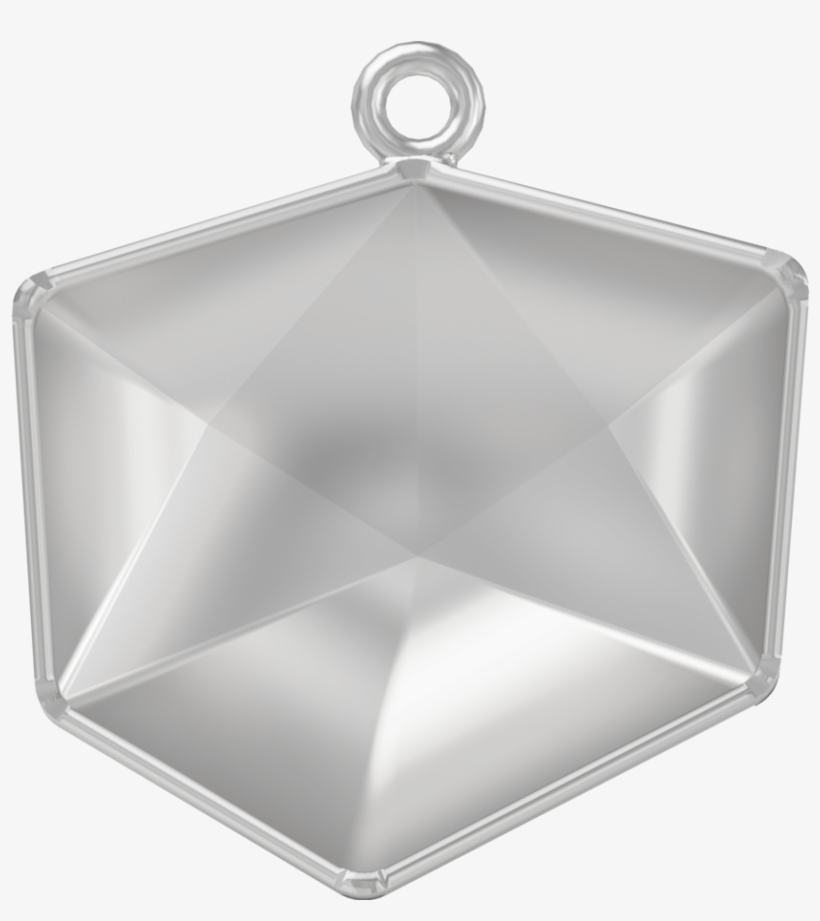Swarovski 4933c Glue In Setting With Ring For Swarovski - Locket, transparent png download