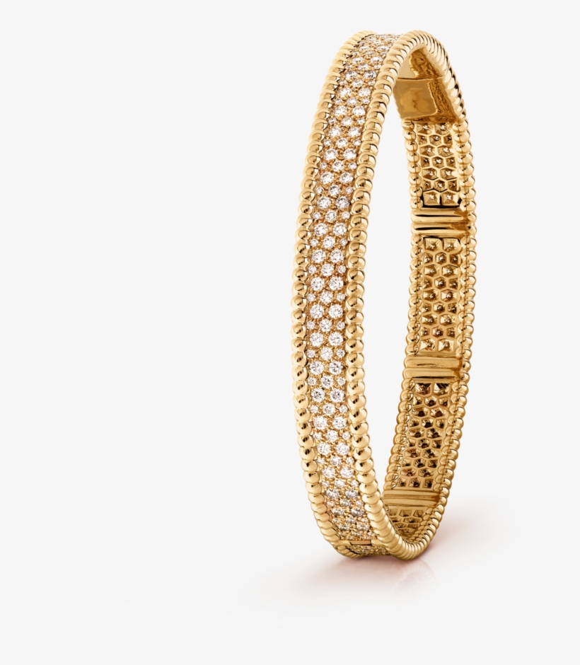 Van Cleef & Arpels Bracelet, Yellow Gold, transparent png download