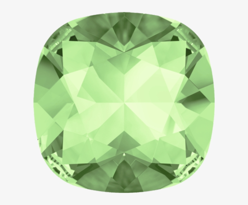 Swarovski 4470 Cushion Cut Square Fancy Stone Chrysolite - Swarovski 4470 Chrysolite, transparent png download