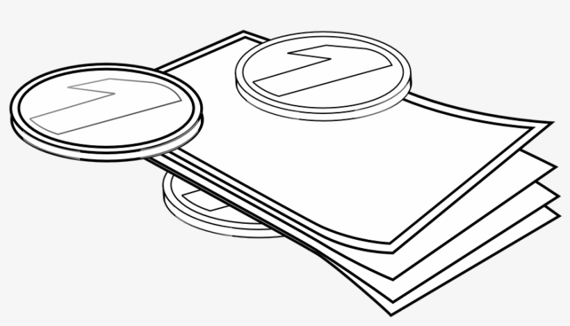 Money Coins Free Vector Graphic On Pixabay - Money White Png, transparent png download