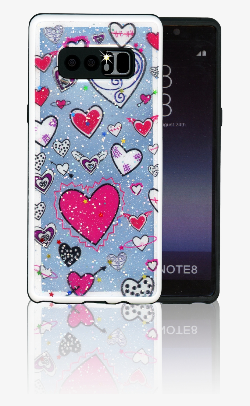 Samsung Note 8 Mm 3d Heart - Heart, transparent png download