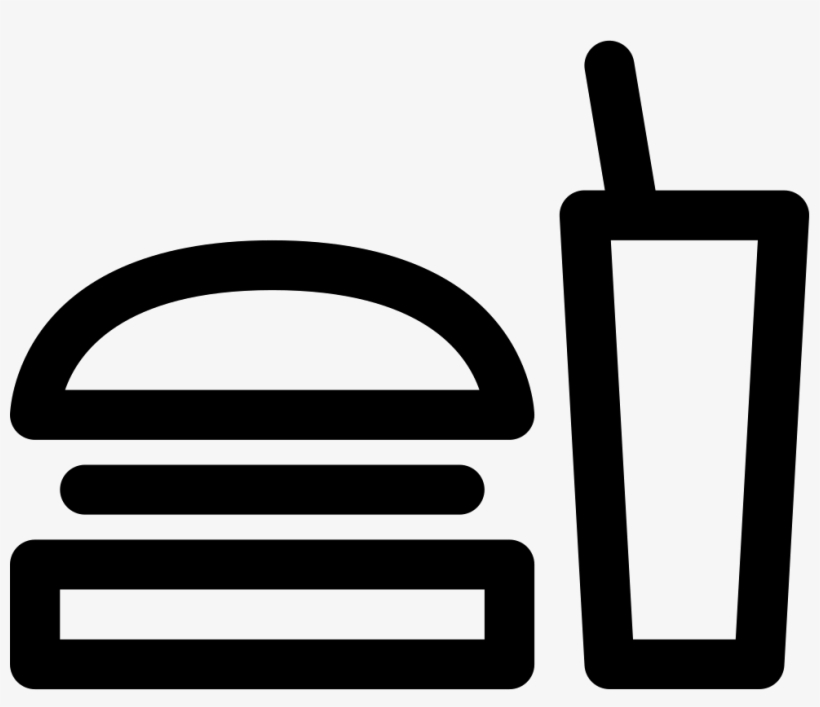 Fast Food Comments - Icon Food Png Black And White, transparent png download