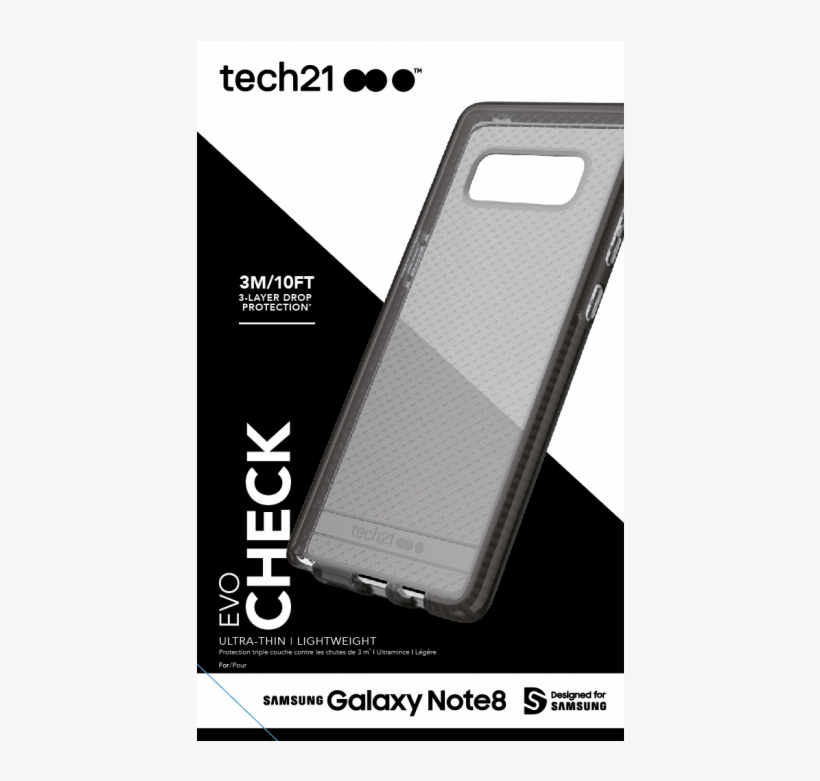 Tech21 Evo Check Case For Iphone X - Smokey Black, transparent png download