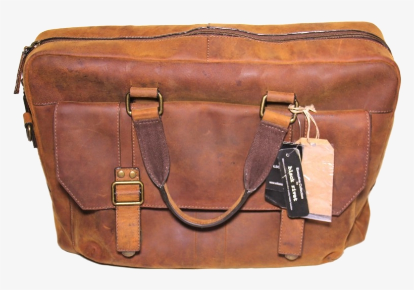 Handcrafted Vintage Leather Briefcase - Vintage Briefcase Png, transparent png download