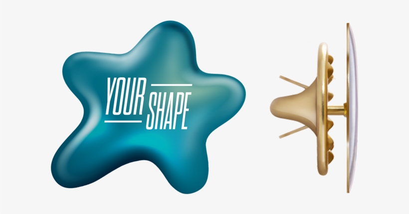 3d Pins - Pin-back Button, transparent png download