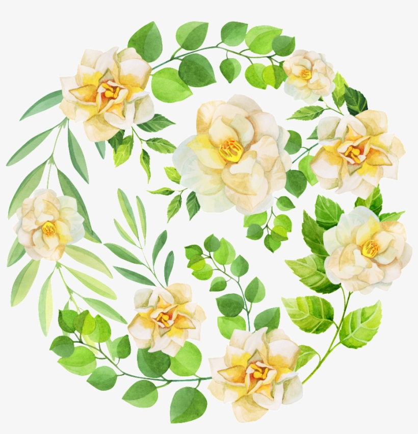 Hand Painted Circular Png Transparent Surrounded By - Portable Network Graphics, transparent png download