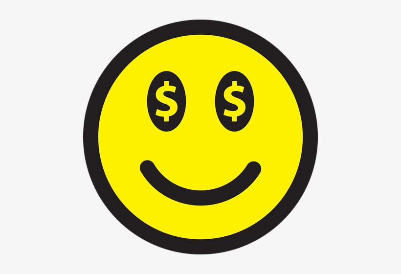 Can Money Buy Happiness - Happy Face, transparent png download