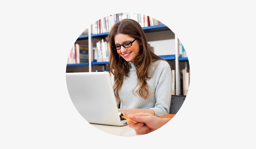 To Assure The Strength Of University-wide Programs - Girl Doing Research, transparent png download