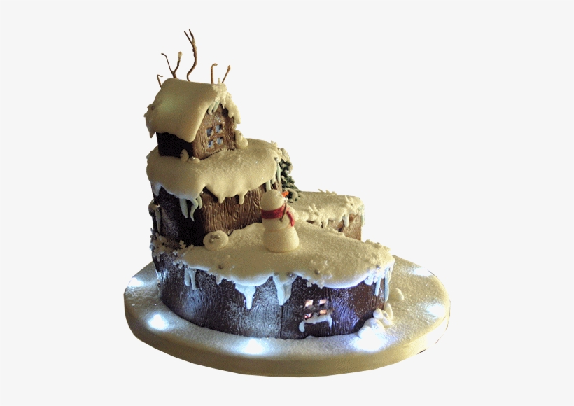 Christmas House Cake Nottinahm - Cake, transparent png download