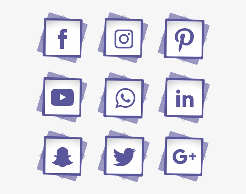 Social Media Icons Set, Social, Media, Icon Png And - Whatsapp, transparent png download