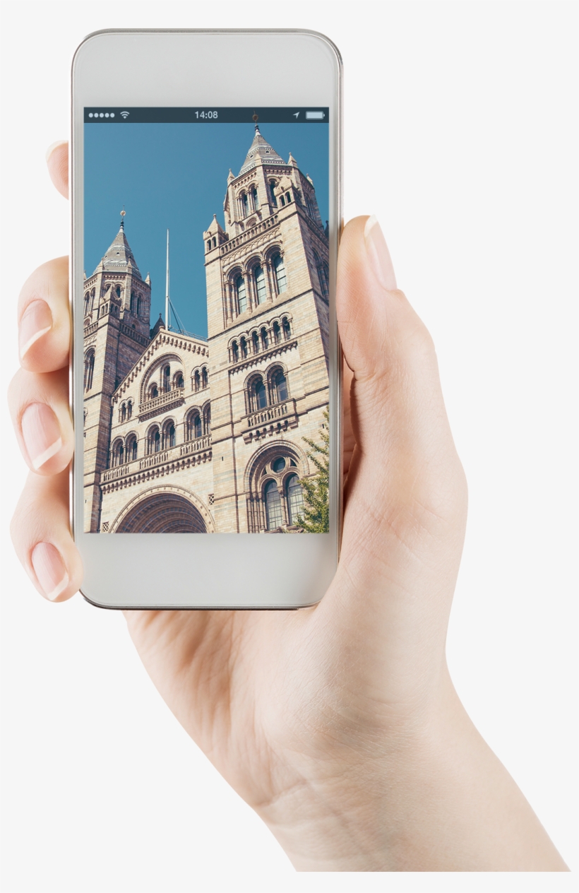 Introslider Ortspunkte Hand@2x - Natural History Museum, transparent png download