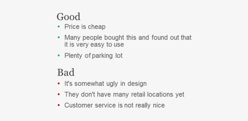 Enter Image Description Here - Bullet Point Sentences, transparent png download