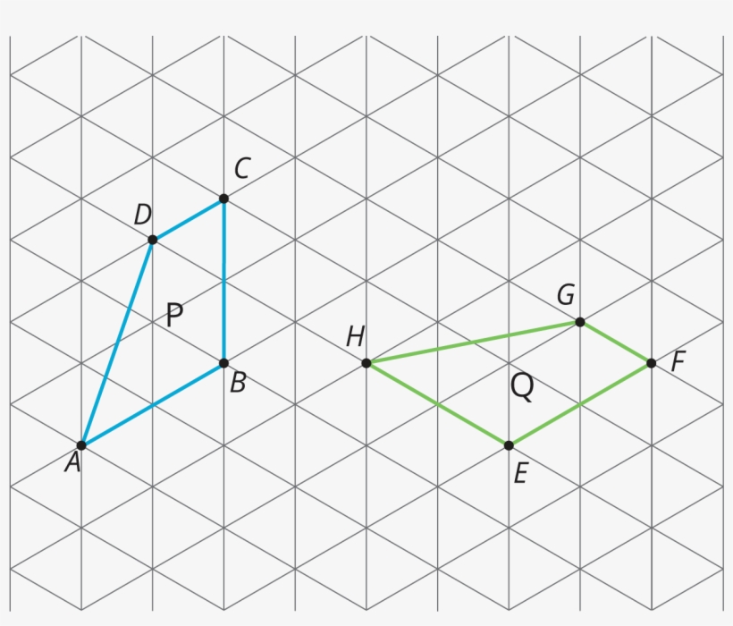 Two Of The Same Figure On An Isometric Grid In Different - Isometric Projection, transparent png download