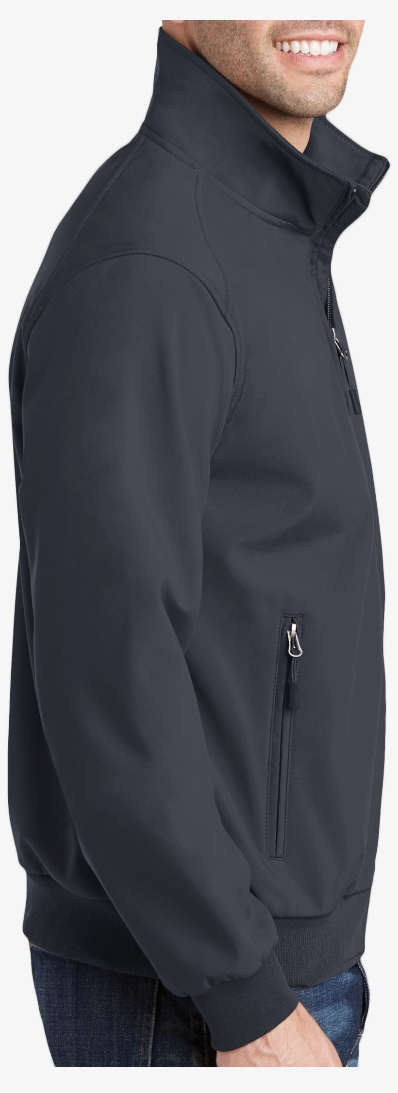 Port Authority J337 Soft Shell Bomber Jacket, transparent png download