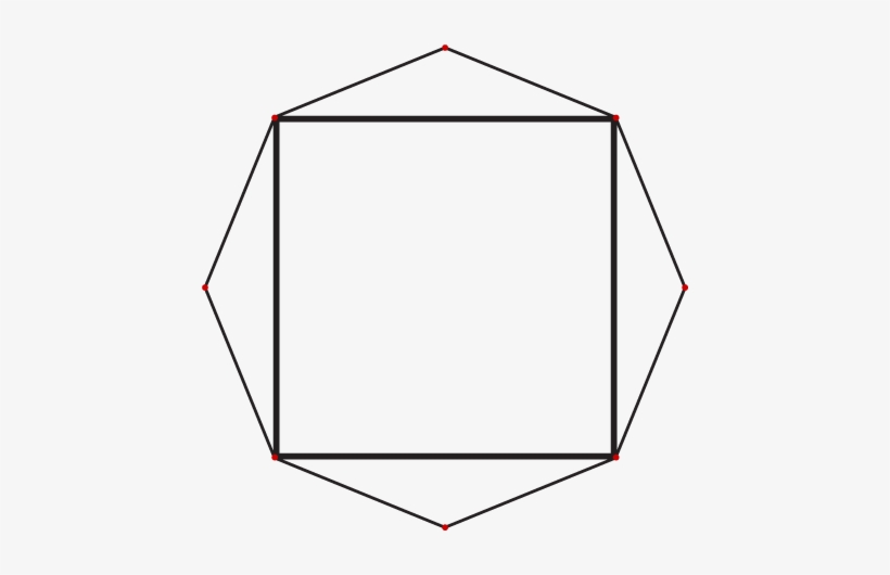 The Octagon In The Diagram Above Is Regular - Line Art, transparent png download
