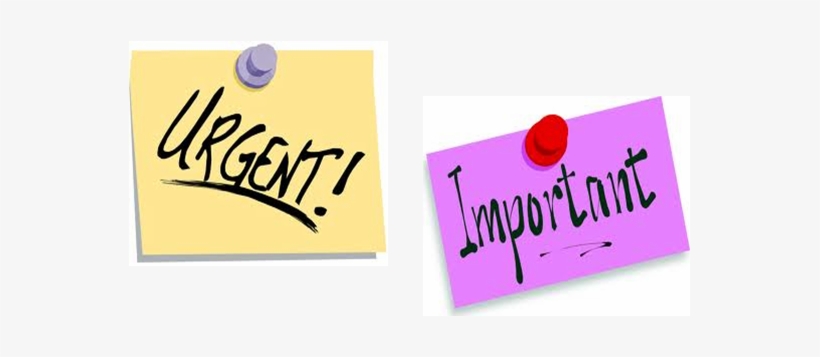 Important Urgent, transparent png download