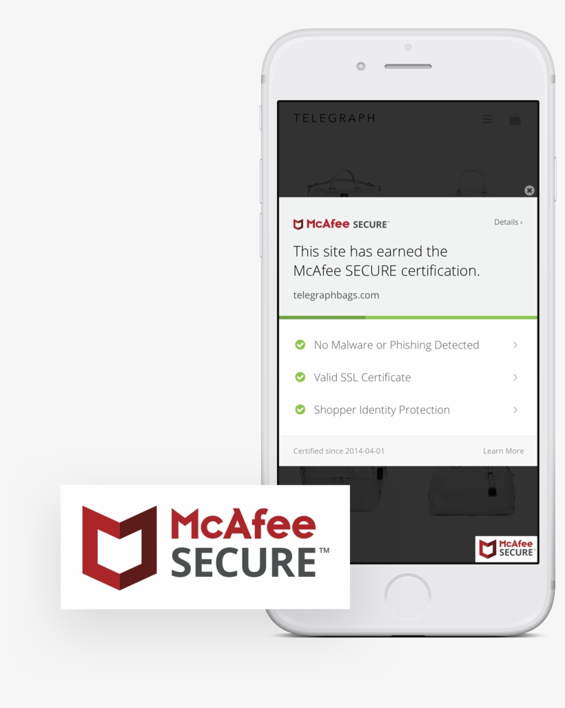 See If You Can Trust A Site - Mcafee Secure, transparent png download
