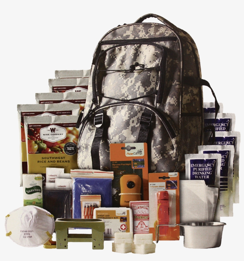 5day Survival Pack - Wise Foods 5 Day Survival Backpack, Camo, transparent png download