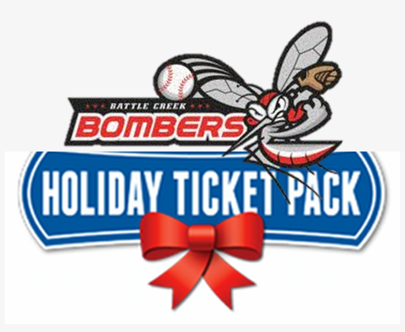 Holiday Tix Pack - Battle Creek Bombers Logo, transparent png download