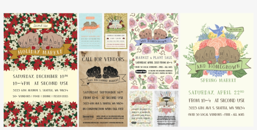 Handmade Market Website Landing Page 2-01, transparent png download
