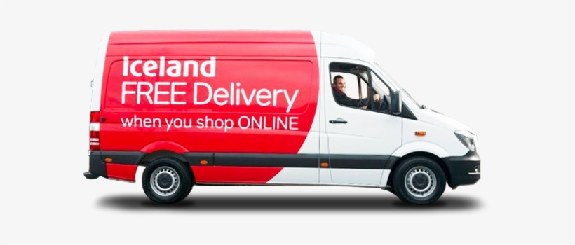 00 Delivery Charge Will Apply - Iceland Home Delivery Van, transparent png download