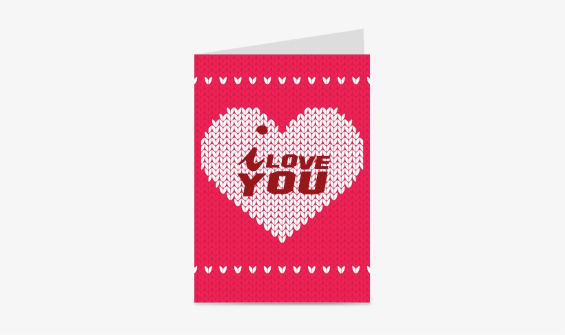 Digital Hearts Valentine Day Greeting Card - Valentine's Day, transparent png download