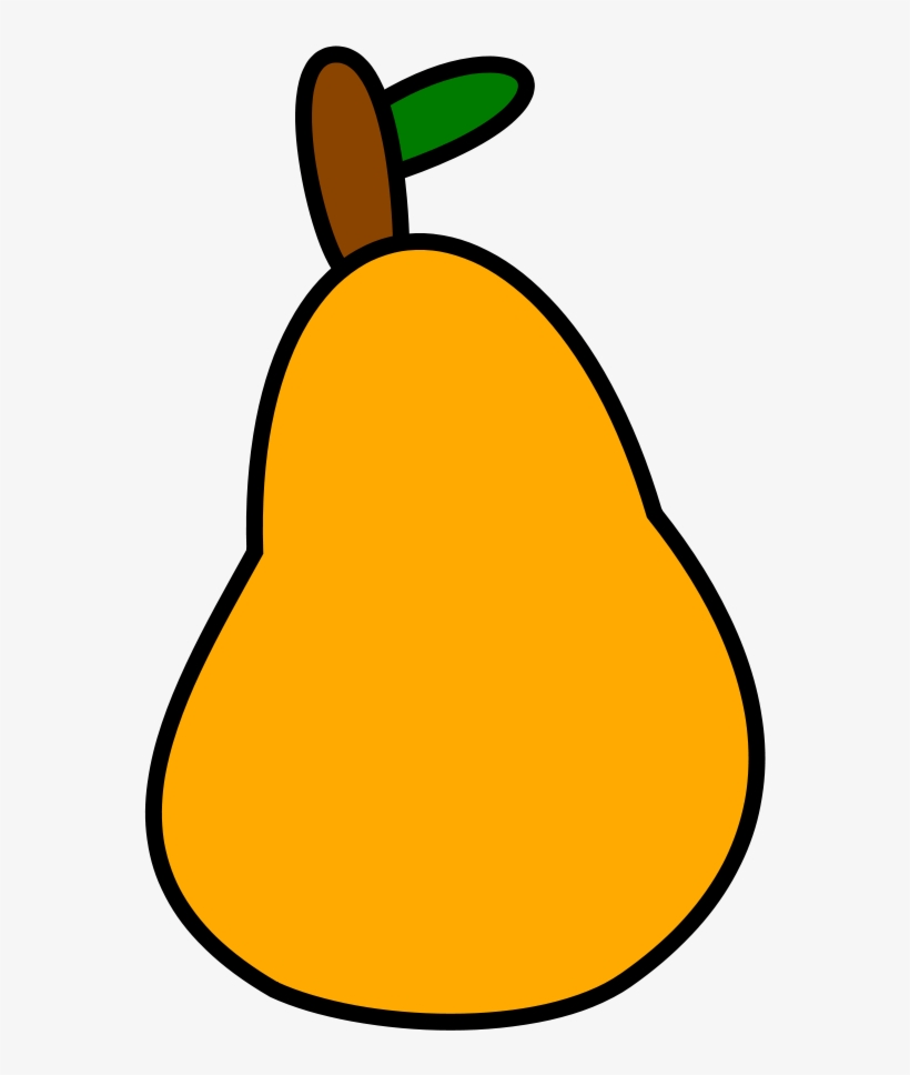 How To Set Use Very Simple Pear Clipart, transparent png download
