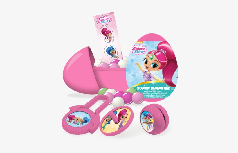 Shimmer & Shine Super Surprise Plastic Egg With Candy, - Shimmer And Shine Surprise Eggs, transparent png download