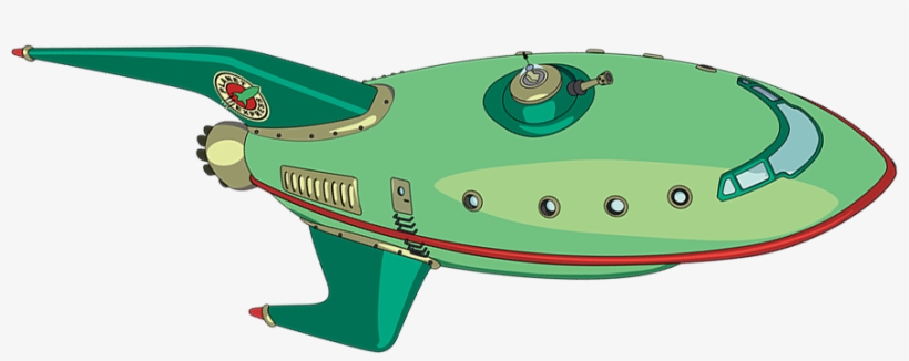 Spaceship - Futurama Spaceship Png, transparent png download