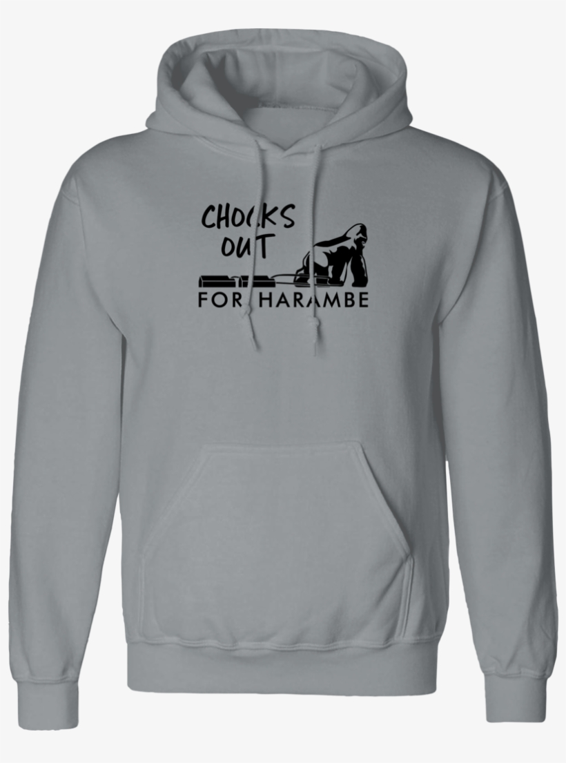 Chocks Out For Harambe Hoodie - After All This Time Always Deathly Hallows Mens Unisex, transparent png download