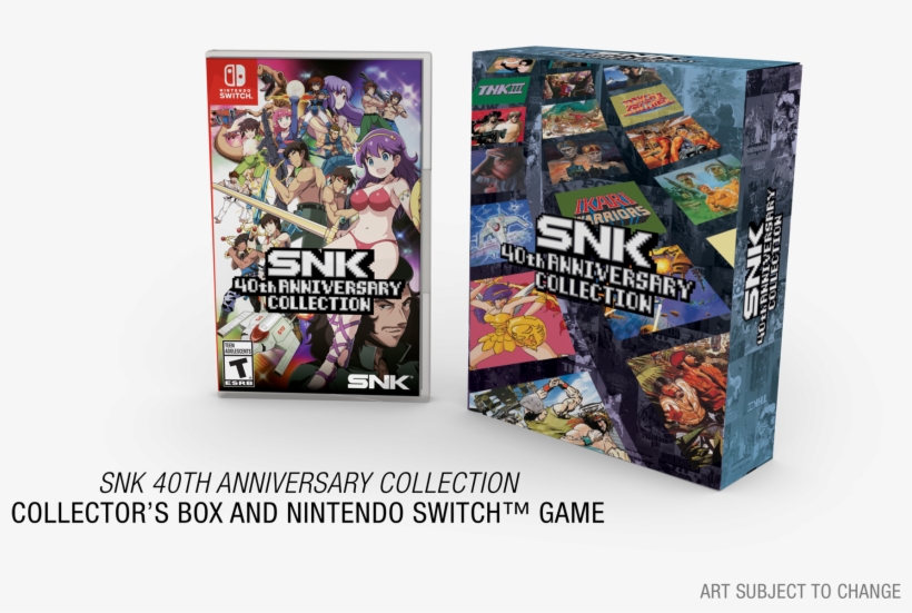 Snk 40th Anniversary Collection Limited Edition - Snk 40th Anniversary Collection Limited Edition Box, transparent png download