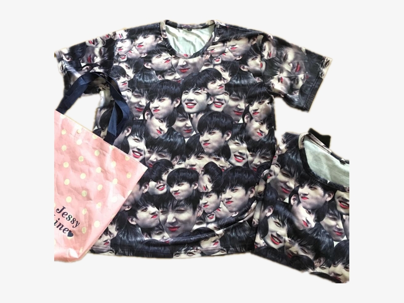 Bts Jungkook Printed T-shirt - Bts Jungkook Face Shirt, transparent png download