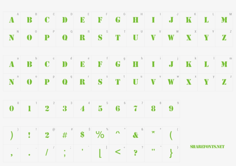 Font Army Rust Preview - Sifonn Font, transparent png download