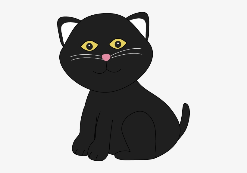 Black Cat Clipart - Black Cat Clipart Free, transparent png download