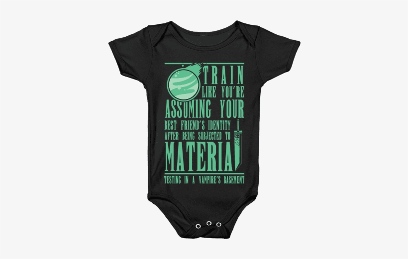 Train Like Cloud Baby Onesy - Onesie, transparent png download