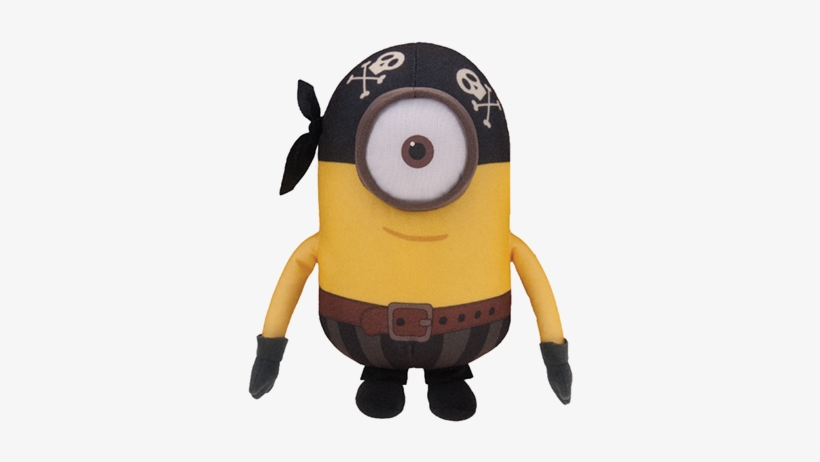 Single Minion Png Picture - Pelúcia Minions Pirata - 25 Cm, transparent png download