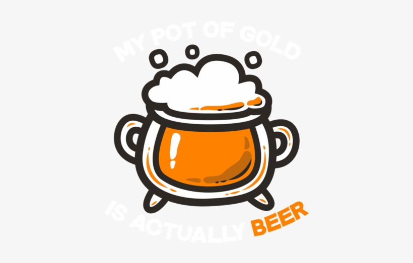 My Pot Of Gold Beer - Illustration, transparent png download