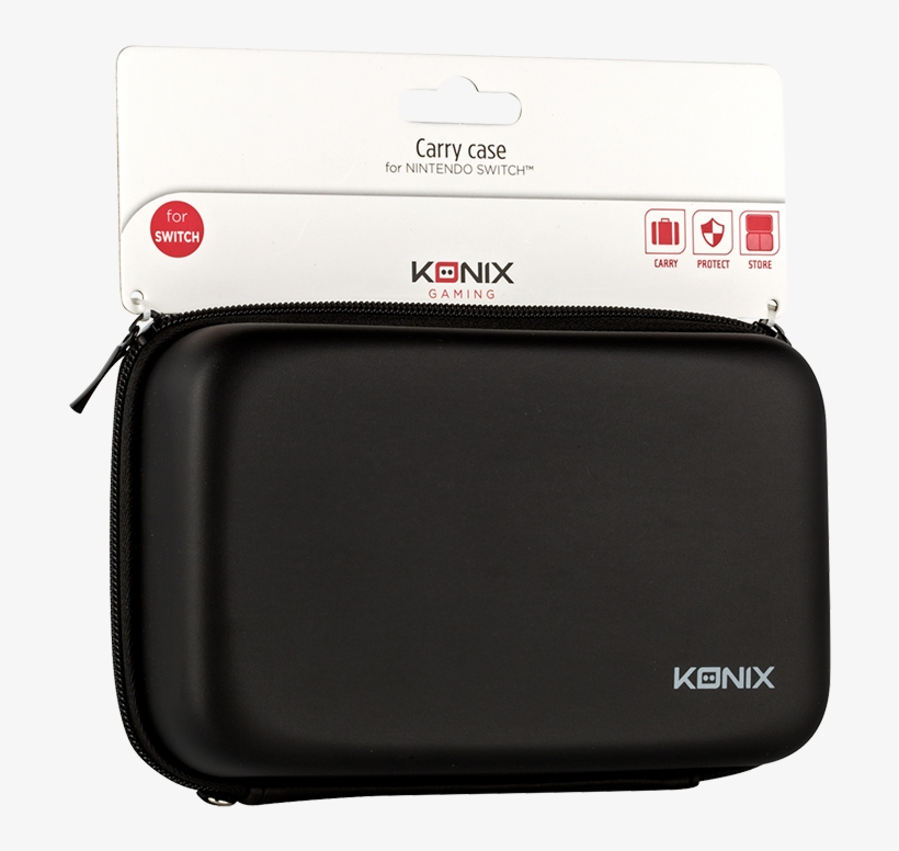 Dual Opening Protective Cover 1 Console Compartment - Pokrowiec Hard Pouch Konix Do Nintendo Switch, transparent png download
