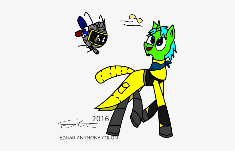 Derpanater, Blue Eyes, Clothes, Cute, Goatee, Green - Cartoon, transparent png download