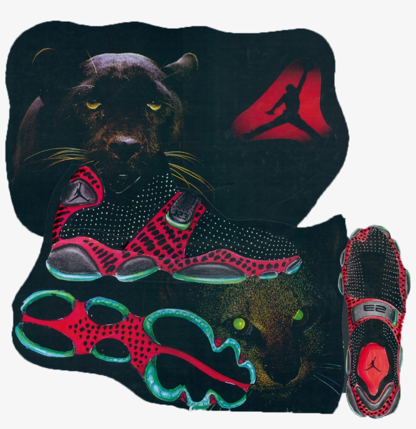 The Original Presentation Board Featuring The Air Jordan - Air Jordan 13 Tinker, transparent png download