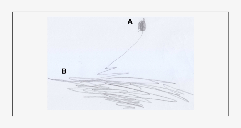 Anna's Drawing Of Enzo Hitting Another Child, A " - Sketch, transparent png download